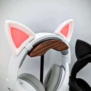 Cat Ears for Headphones - Unicorn Ears - Cosplay Neko Headset Accessories - Twitch Streaming Props