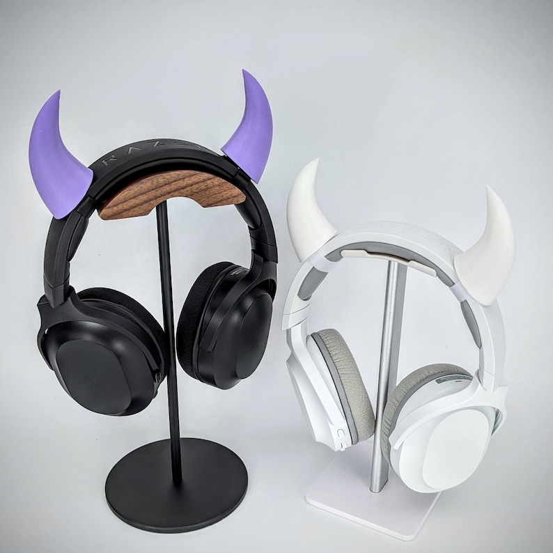 Accesorios para auriculares, Cuernos de demonio, Cuernos de diablo para cosplay, Accesorios para auriculares, Cuernos para auriculares, Gótico, Regalos para jugadores, Tecnología, Súcubo imagen 5