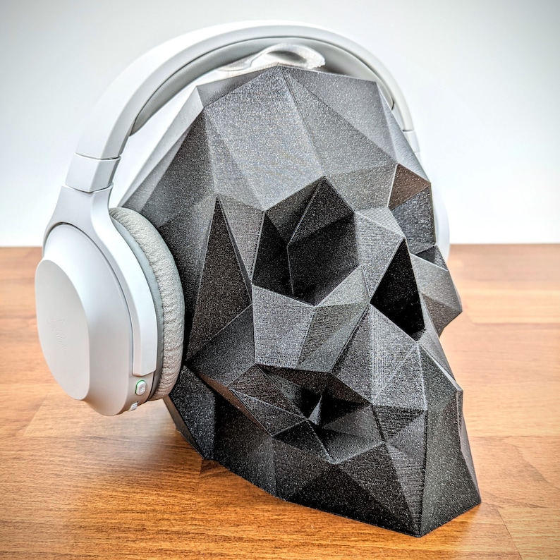 Skull Heapdhone Stand Headset Holder Gaming Accessories Etsy
