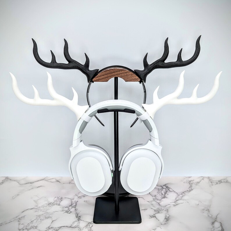 Antler Headset Attachment Deer Horns for Gaming Headphones Horns for Headphones image 2