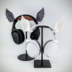 Angel Wings Headphone Attachment - Headset Ears and Horns Gaming and Streaming Headphones Accessories