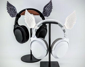 Angel Wings Headphone Attachment - Headset Ears and Horns Gaming and Streaming Headphones Accessories