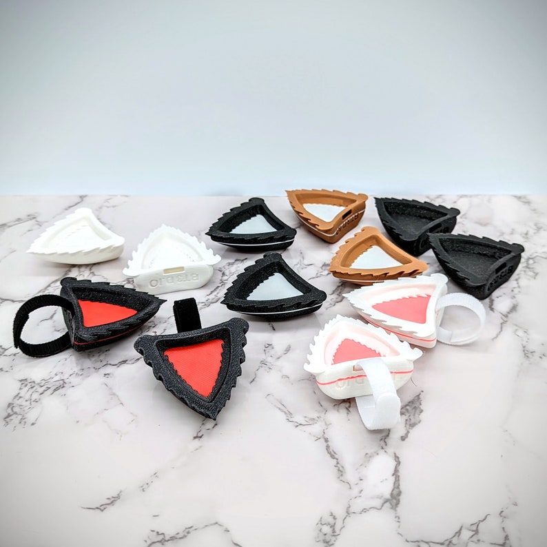 Wolf Werewolf Ears for Headphones - Animal Cosplay Ears - Twitch Streaming Headset Attachment