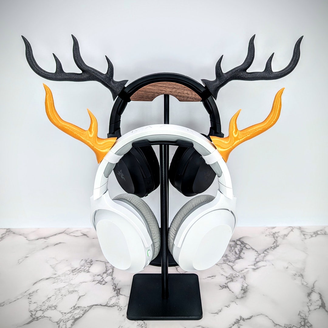 Antler Headset Attachment Deer Horns Gaming Headphones Etsy