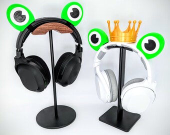 Frog Eyes for Headphones - Frog Ears Headband Cosplay Accessory - Twitch Streaming Headset Attachment