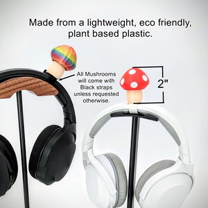 Mushroom Headphone Horns - Headset Attachment Ears - Cute Fungi Ears