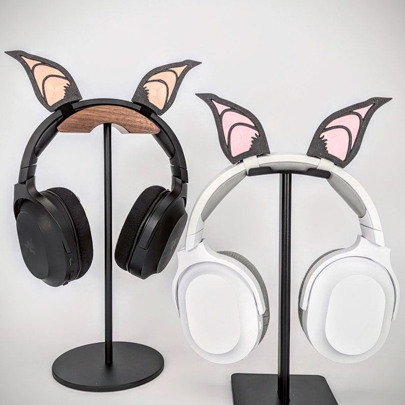 Bat Ears for Headphones - Bat Ear Attachments - Cosplay Headband Ears