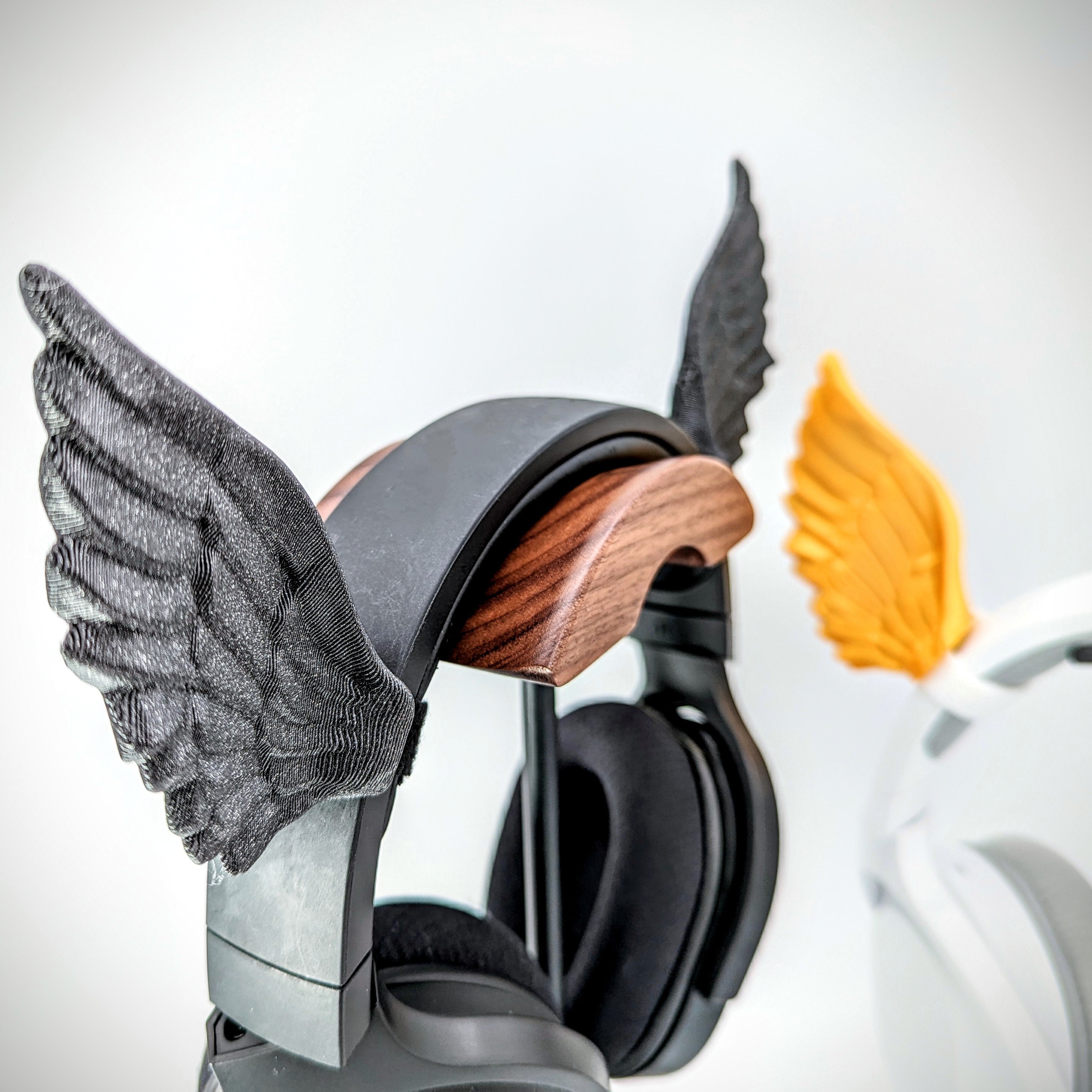 Angel Wings Headphone Attachment Headset Ears and Horns Etsy