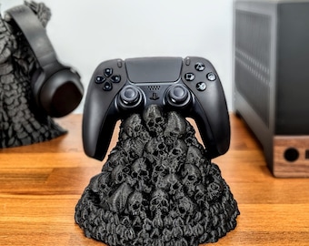 Skull Controller Stand - Controller Holder - Gifts for Gamers - For PS5, XBOX, or Nintendo Switch