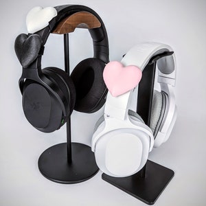 Heart Charm for Headphones - Cute Heart for Headsets - Headphone Attachment - Kawaii Gaming Accessories - Headband Charm