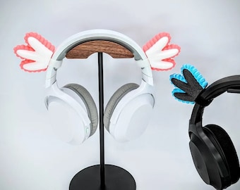 Axolotl Gills for Headphones - Headset Attachment - Kawaii Headphone Ears - Twitch Streamer Horns