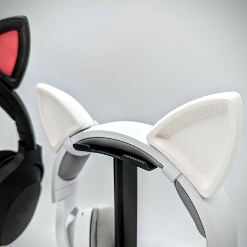 Cat Ears for Headphones - Unicorn Ears - Cosplay Neko Headset Accessories - Twitch Streaming Props