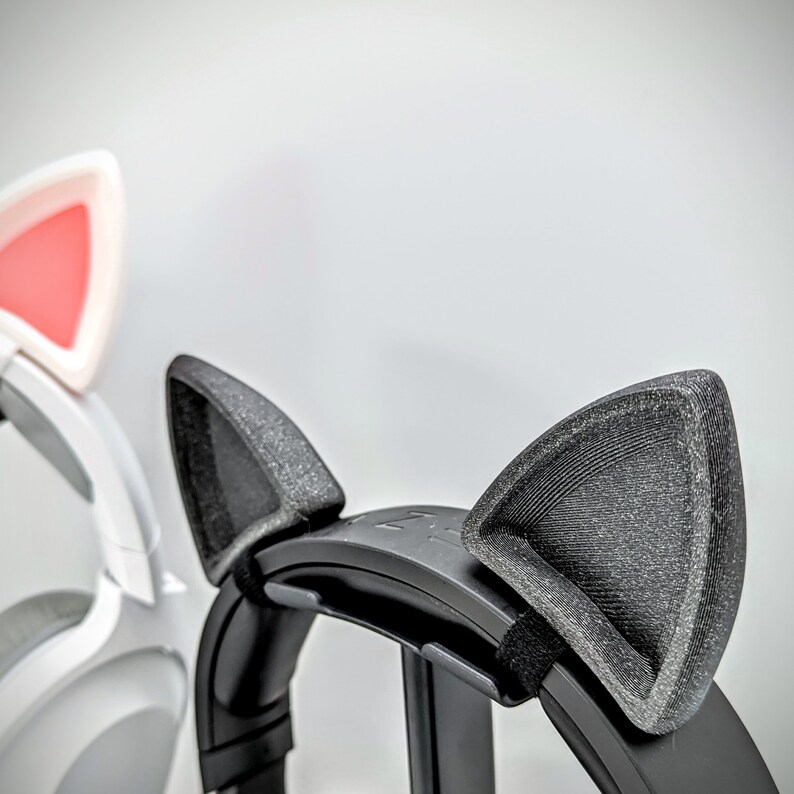 Cat Ears for Headphones - Unicorn Ears - Cosplay Neko Headset Accessories - Twitch Streaming Props
