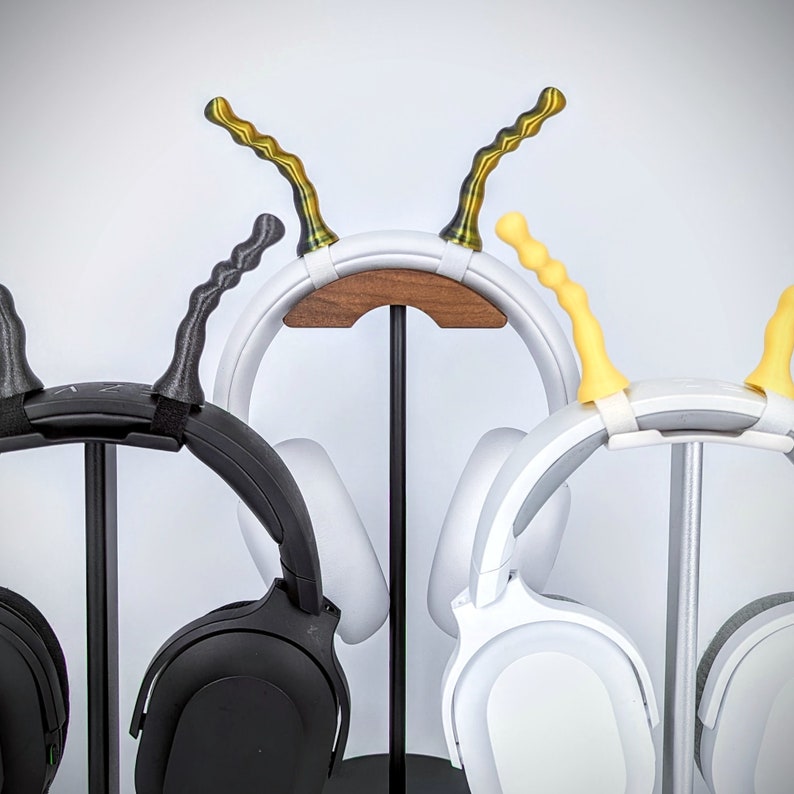 Bee Antenna Headphone Attachments - Bumble Bee Antennas for Headbands - Insect Headphone Attachments - Bee Costume Accessories