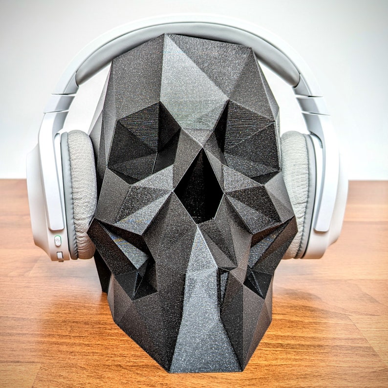 Skull Heapdhone Stand Headset Holder Gaming Accessories Etsy