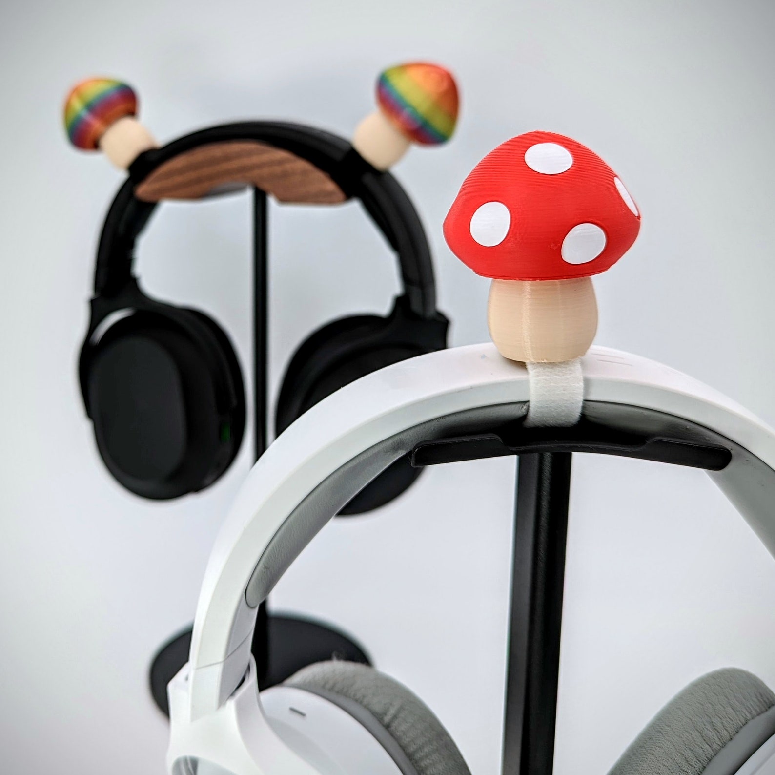 Mushroom Headphone Horns Headset Attachment Ears Cute Fungi Etsy