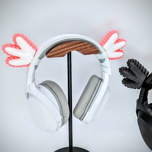 Axolotl Gills for Headphones Headset Attachment Kawaii Headphone Ears Twitch Streamer Horns image 9