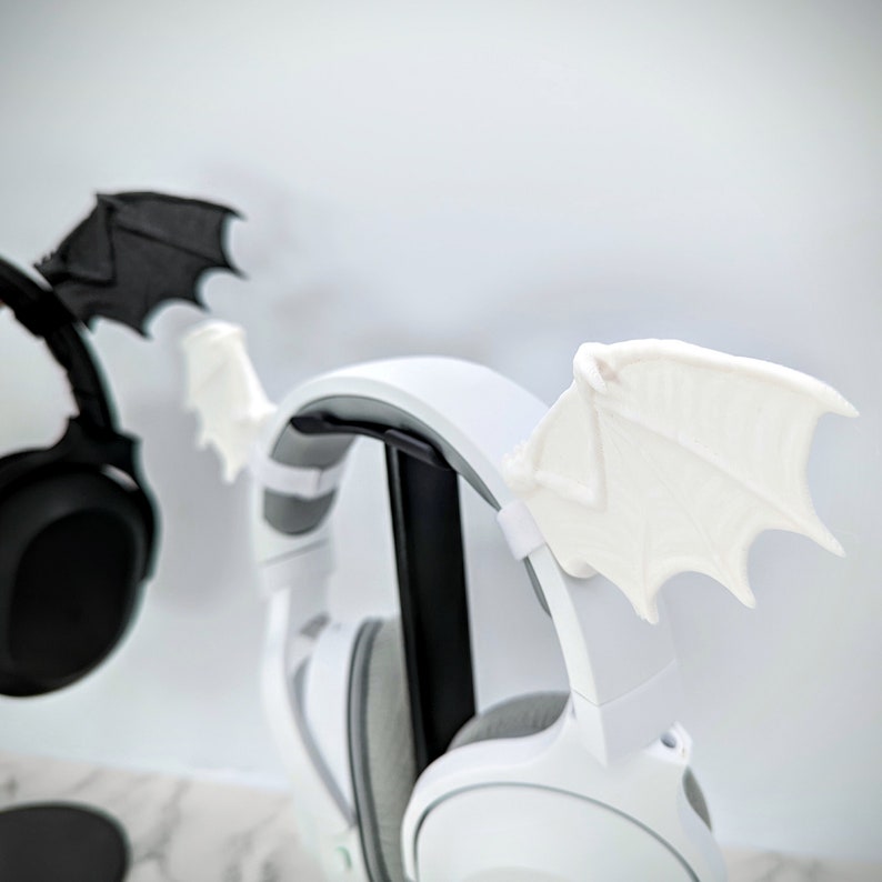 Bat Wings - Ears Headphone Attachment - Gaming and Live Streaming Headset Accessories