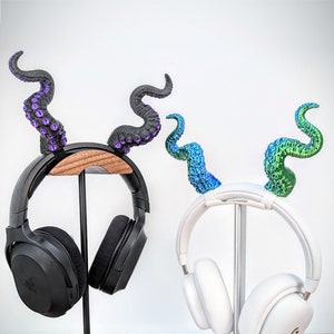 Tentacles Horns for Headphones - Octopus Tentacles Headphone Attachment - Headset Horns - Gaming Accessories