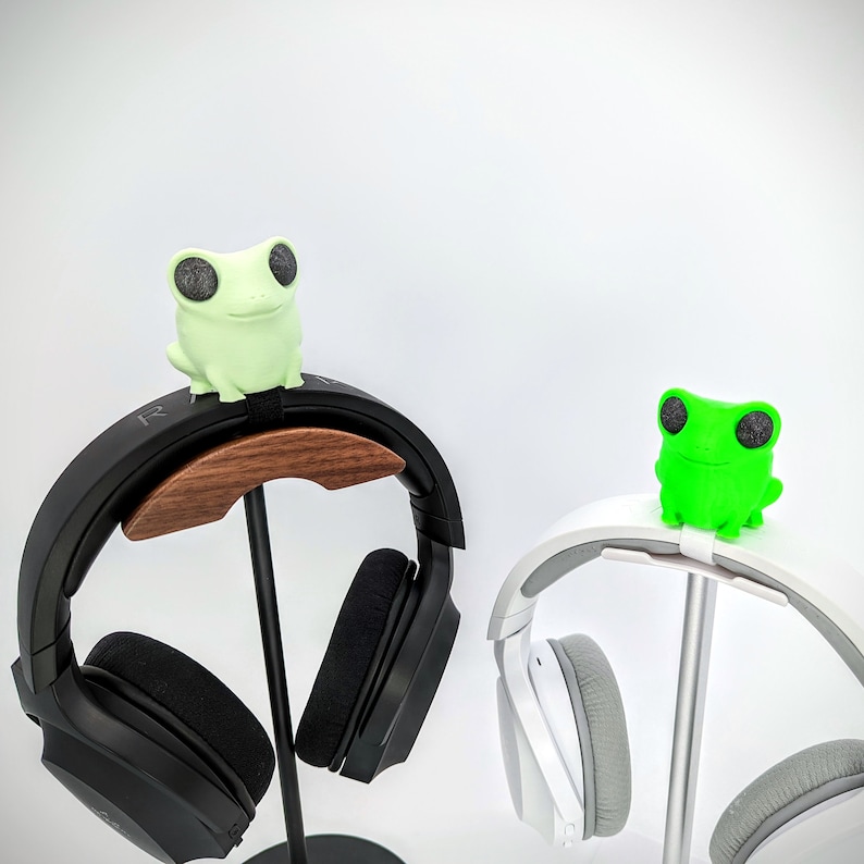 Frog Headset Attachment Froggy Headphone Ears Kawaii Gaming Etsy