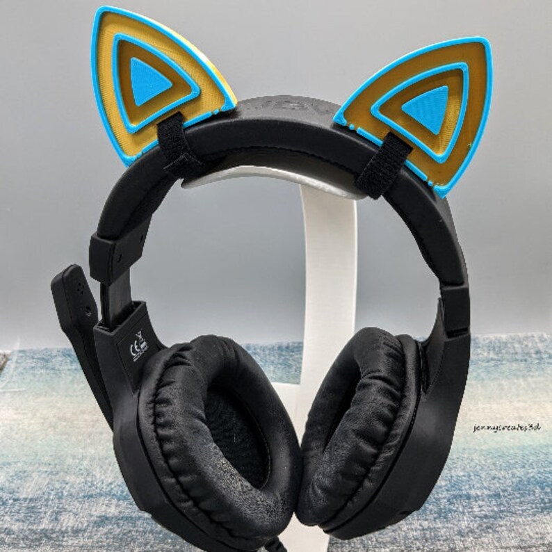 Cat Ears for Headphones Cosplay Cat Ears for Headset Kitten Etsy