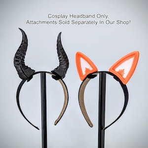 Headband for Cosplay - Cosplay Horns - Ears for Cosplay - 1 inch Non Slip Headbands