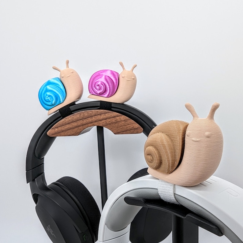 Snail Headphone Attachment - Slug Headset Ears - Kawaii Gaming Accessories