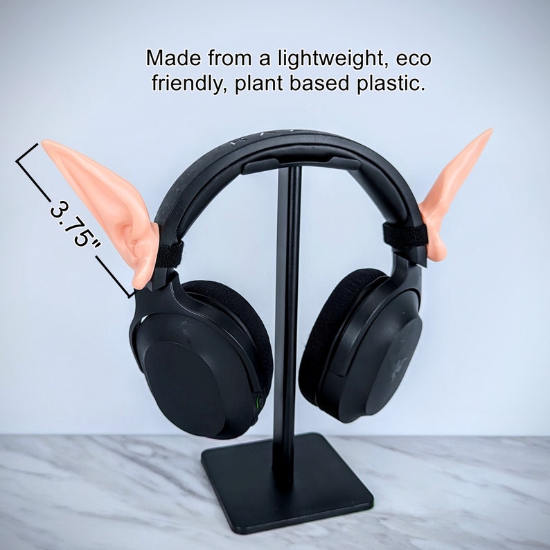 Elf Ears for Headphones - Fairy Ears Headset Attachments - Anime Twitch Streaming
