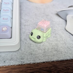 Turtle Fidget Keychain, Stocking Stuffer, Gift for Her, Fidget Toys, Sensory Clicker, Keycap Clickers, Christmas Gifts for Teens, Stim Toys image 8