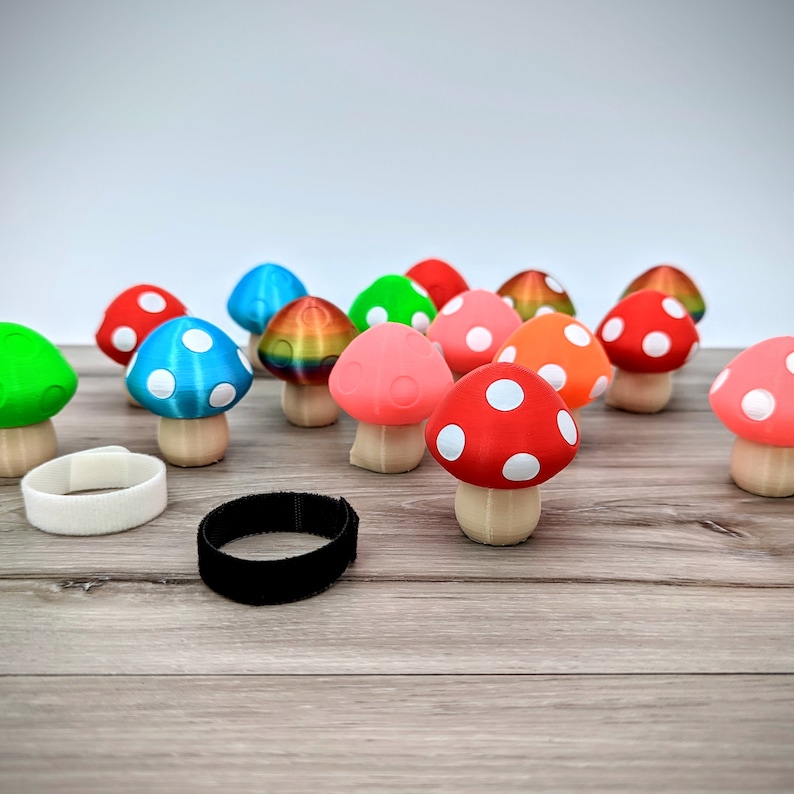Mushroom Headphone Horns - Headset Attachment Ears - Cute Fungi Ears