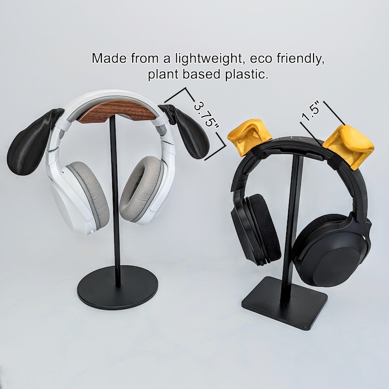 Puppy Dog Ears for Headphones - Twitch Streaming Gaming Accessories - Headset Attachments