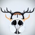 Antler Headphone Attachment - Deer Horns for Headphones - Headset Accessories - Headphone Horns - Headphone Attachments - Gamer Gift for Her