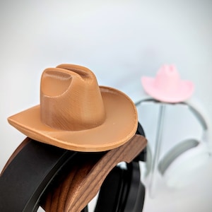 Cowboy Hat Headphone Attachment - Headset Ears - PC Gaming Accessories - Horns for Headphones