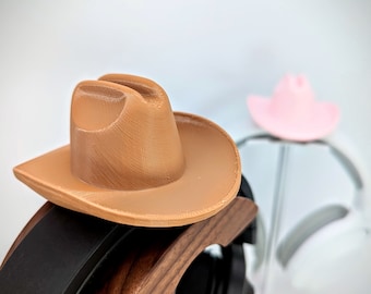 Cowboy Hat Headphone Attachment - Headset Ears - PC Gaming Accessories - Horns for Headphones