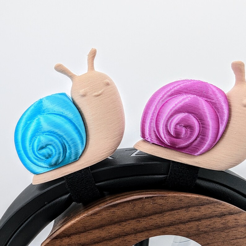 Snail Headphone Attachment - Slug Headset Ears - Kawaii Gaming Accessories