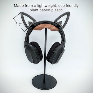 Fox Ears for Headphones - Deer Ears Headset Attachment - Horns for Twitch Streaming and Cosplay