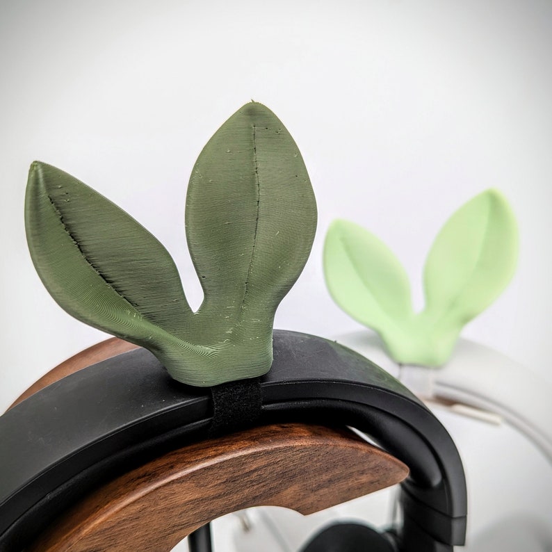 Sprout Leaf Headphone Attachment - Plant Seedling Gaming Accessory - Headset Attachment - Gaming - Cute Gaming Accessories