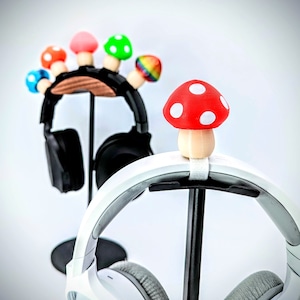 Mushroom Headphone Horns - Headset Attachment Ears - Cute Fungi Ears