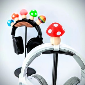 Mushroom Headphone Horns - Headset Attachment Ears - Cute Fungi Ears