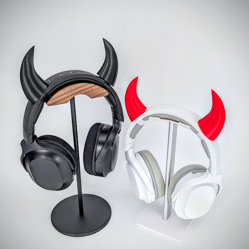 Accesorios para auriculares, Cuernos de demonio, Cuernos de diablo para cosplay, Accesorios para auriculares, Cuernos para auriculares, Gótico, Regalos para jugadores, Tecnología, Súcubo imagen 10