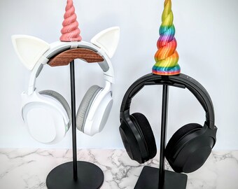 Unicorn Horn for Headphones - Cosplay Horse Ears for Headset - Twitch Streaming Gaming Accessories
