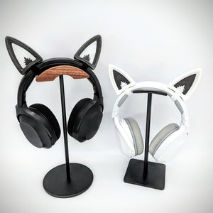 Fox Ears for Headphones - Deer Ears Headset Attachment - Horns for Twitch Streaming and Cosplay