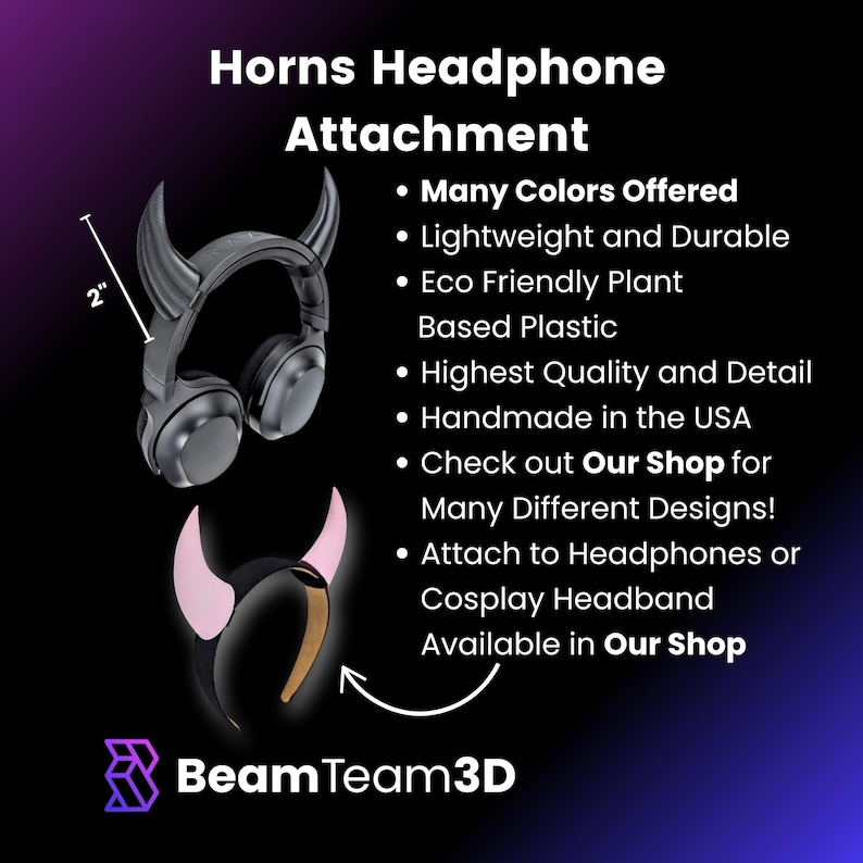 Accesorios para auriculares, Cuernos de demonio, Cuernos de diablo para cosplay, Accesorios para auriculares, Cuernos para auriculares, Gótico, Regalos para jugadores, Tecnología, Súcubo imagen 4
