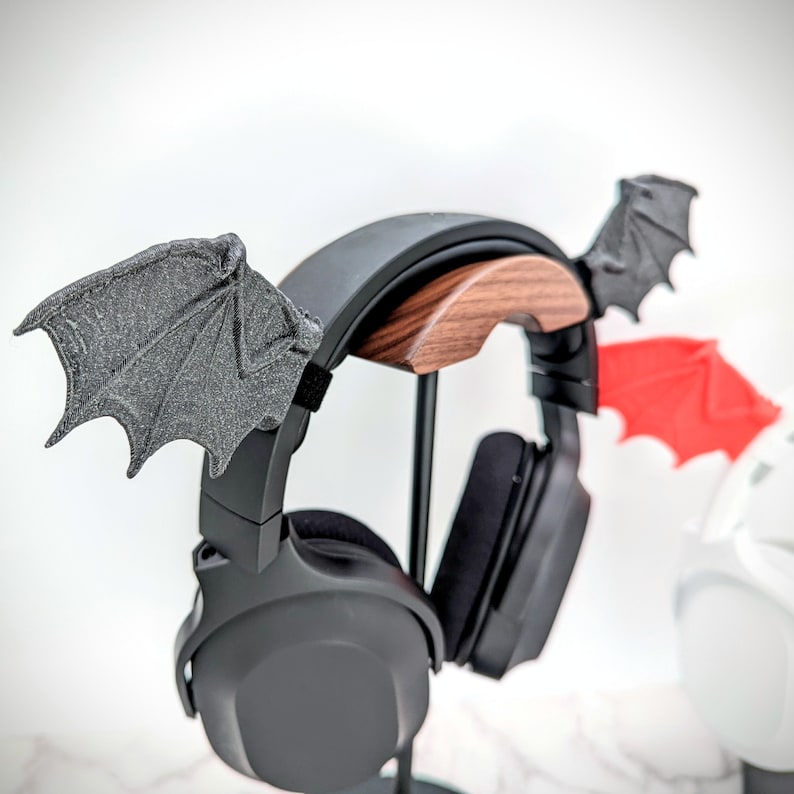 Bat Wings Ears Headphone Attachment Gaming and Live Streaming Etsy