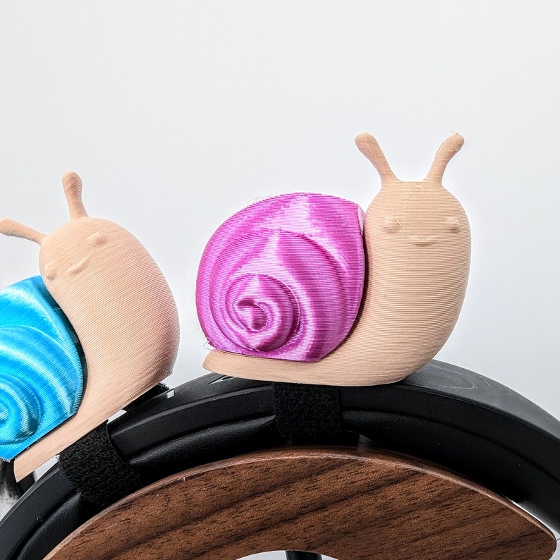 Snail Headphone Attachment - Slug Headset Ears - Kawaii Gaming Accessories