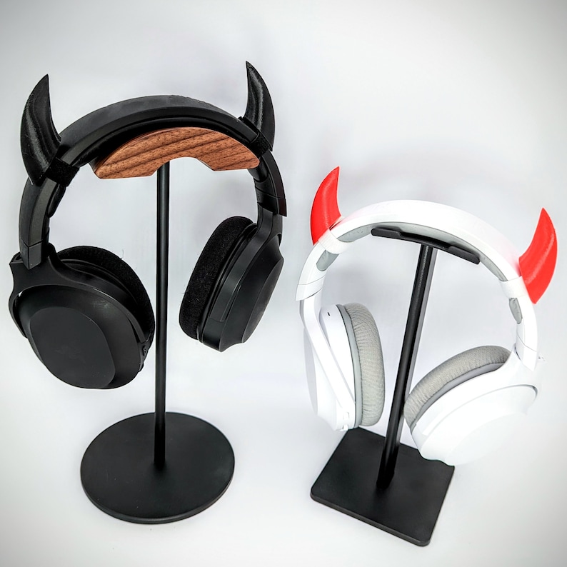 Horns for Headset Tiny Demon Horn Small Twitch Streaming Etsy
