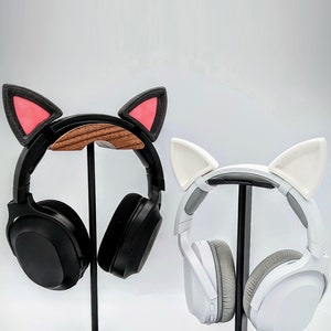 Cat Ears for Headphones - Unicorn Ears - Cosplay Neko Headset Accessories - Twitch Streaming Props