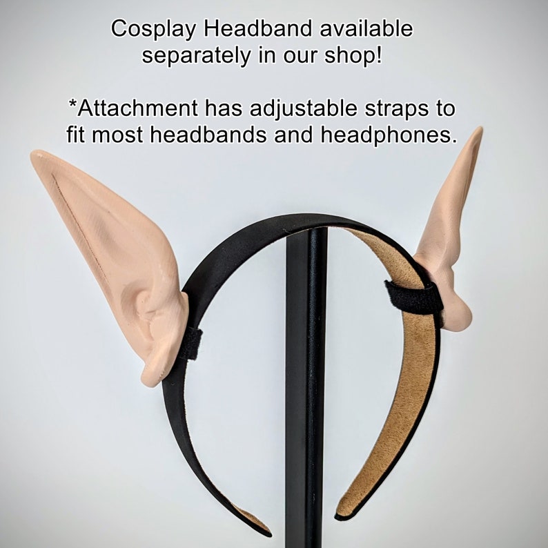 Elf Ears for Headphones - Fairy Ears Headset Attachments - Anime Twitch Streaming