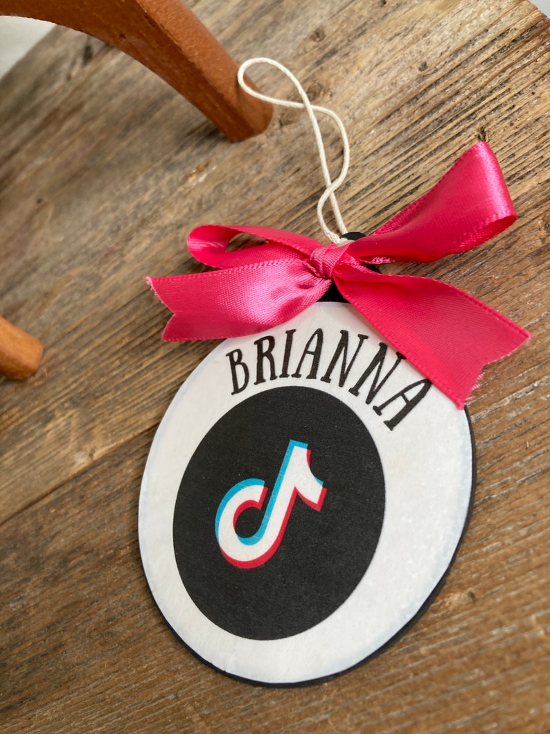 Personalized Custom Tik Tok Christmas Ornament Etsy