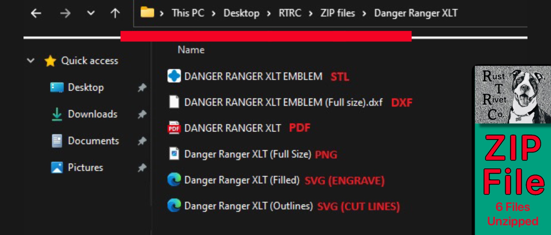Danger Ranger XLT (2D/3D) (digital Files) - Etsy